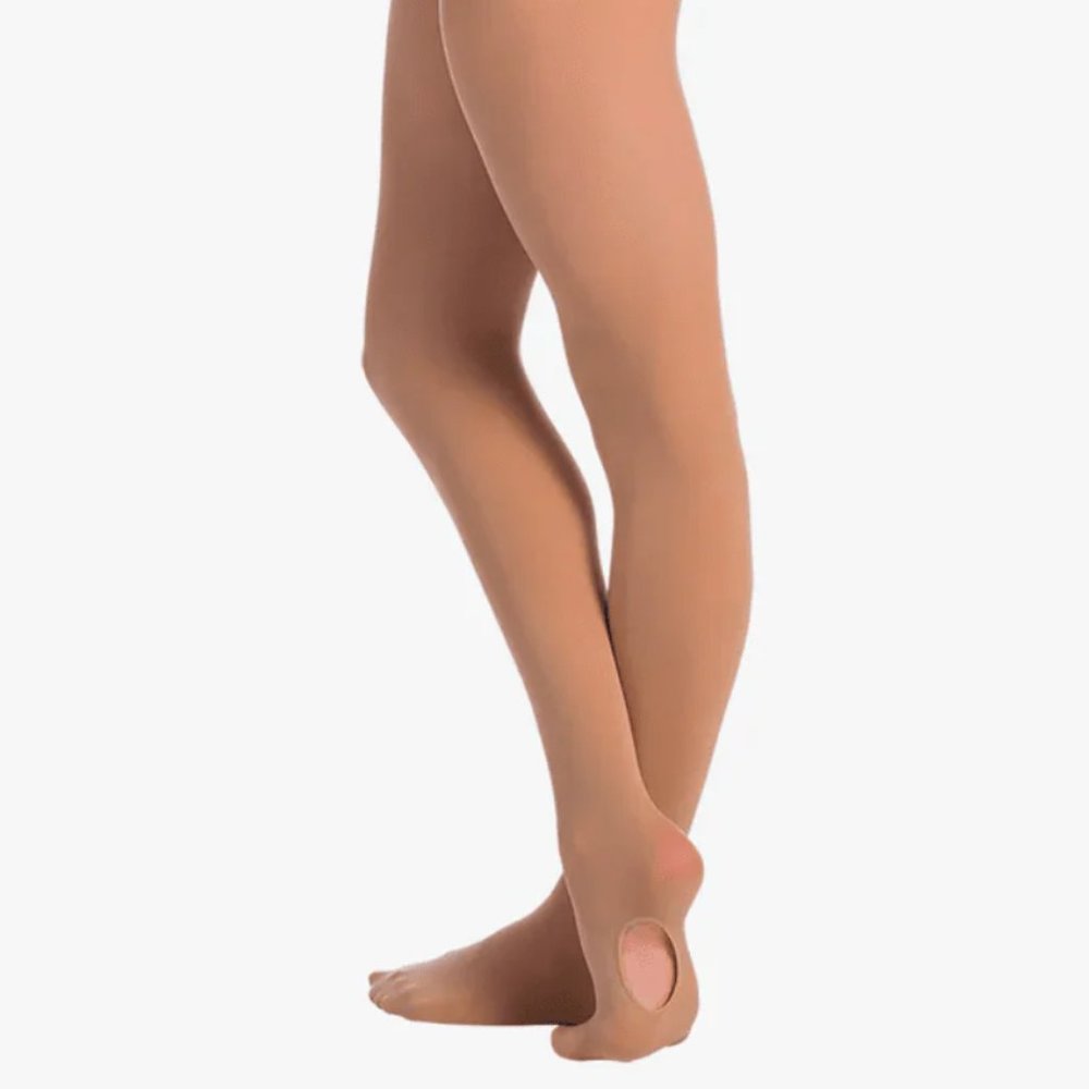 So Danca caramel convertible transition tights seamless SM/MED, LG/XL